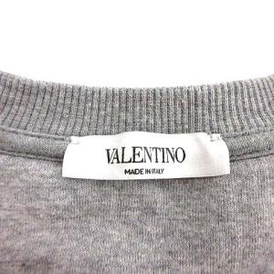 VALENTINO スウェット VLTN ロゴ トレーナー 裏パイル グレー
