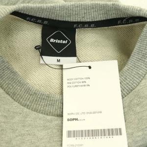 F.C.Real Bristol AUTHENTIC LOGO CREW NECK SWEAT トレーナー ロゴ M グレー