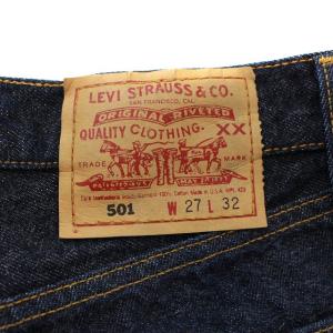 Levi's 501 FOR WOMEN デニムパンツ ジーンズ ボタンフライ W27L32 インディゴ
