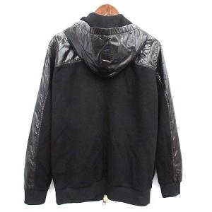 GIVENCHY 15SS ジップデザイン ボンディング ジャケット ブラック