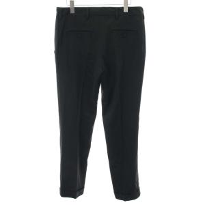 PRADA パンツ スラックス テーパード L ブラック