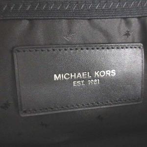 MICHAEL KORS レザーデイパック  ネイビー