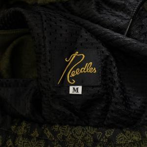 Needles 21SS Track Pant Poly Jq. トラックパンツ カーキ ブラック