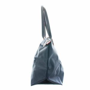 Longchamp ルプリアージュネオ ナイロンレザートートバッグ L ネイビー 