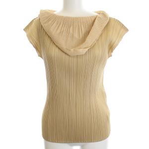 PLEATS PLEASE ISSEY MIYAKE イッセイミヤケ セットアップ カットソー タートルネック スカート プリーツ 3 ベージュ