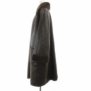 FENDI ムートンコート 40 茶