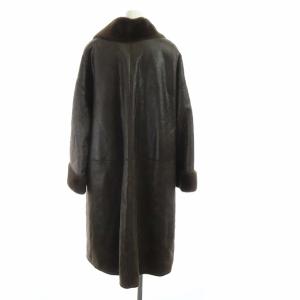 FENDI ムートンコート 40 茶