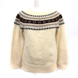 ニット ウール カシミヤ セーター 2 M アイボリー