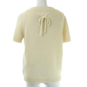 YURI PARK ケーブルニットセーター オフホワイト