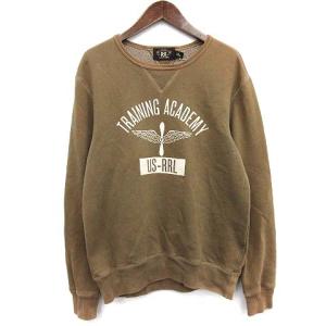 TRAINING ACADEMY USED加工 スウェット トレーナー M カーキ