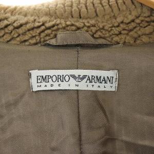 EMPORIO ARMANI ヴィンテージステンカラーコート 40 ブラウン