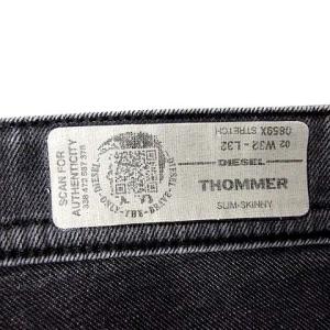 DIESEL THOMMER USED加工デニムパンツ ブラック