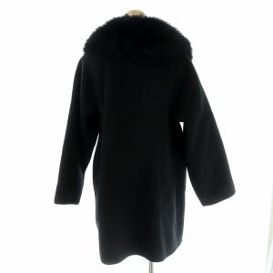 Diagram GRACE CONTINENTAL 19AW ポンチョシルエットコート 36 黒