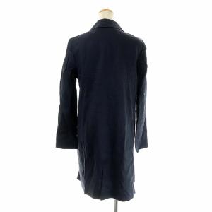 Theory 18SS ORGANIC CRUNCH WAS SQUARE COAT スプリングコート リネン