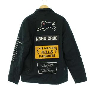 NEIGHBORHOOD 17AW FIXX.PW/C-JKT スイングトップ ワッペン 中綿ジャケット ブラック