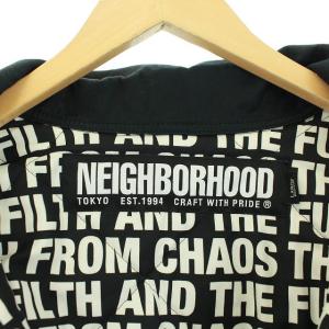 NEIGHBORHOOD 17AW FIXX.PW/C-JKT スイングトップ ワッペン 中綿ジャケット ブラック