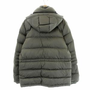 RALPH LAUREN BLACK LABEL ダウンジャケット ロング丈 つば付きフード M チャコールグレー