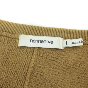 nonnative 16AW DWELLER CREW PULLOVER COTTON SWEAT 1 キャメル