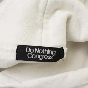 sacai Do Nothing Congress ロゴプルオーバーパーカー ホワイト