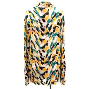 MISSONI 総柄ストレッチシャツ 40 マルチカラー
