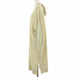 nagonstans 19AW ロングニットワンピース ベージュ