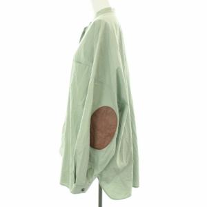 nagonstans 21AW エルボーパッチシャツ M 緑