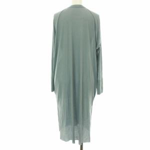 GALERIE VIE 20AW コットンガーゼジャージーロングカーディガン S ライトブルー