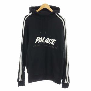 PALACE プルオーバーパーカー ロゴ M ブラック