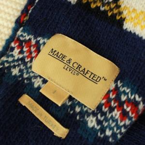 Levi's made&crafted マフラー ポケット付 ネイティブ柄 マルチカラー
