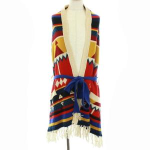 Levi's made&crafted マフラー ポケット付 ネイティブ柄 マルチカラー