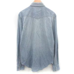 RRL ラルフローレン ウエスタンシャツ M ライトブルー