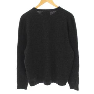 RRL セーター ニット カシミヤ100％ 長袖 L チャコールグレー