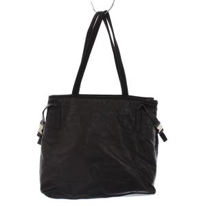 PRADA レザートートバッグ ブラウン