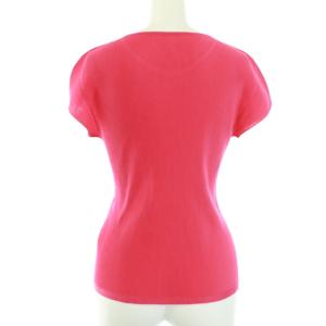 PLEATS PLEASE ISSEY MIYAKE イッセイミヤケ カットソー プリーツ 半袖 3 L ピンク