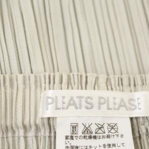 PLEATS PLEASE ISSEY MIYAKE イッセイミヤケ スカート ロング プリーツ 無地 ポケット 5 グレー