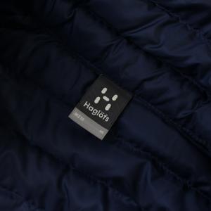 Haglofs ナイロン中綿ジャケット ブルー
