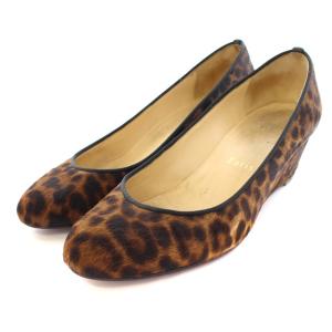 NEW PEANUT 45 PONY LEOPARD MINI CHA パンプス レオパード