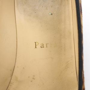 Christian Louboutin NEW PEANUT 45 PONY LEOPARD MINI CHA パンプス レオパード