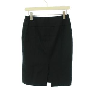 PRADA タイトスカート ひざ丈 ウール 38 M ブラック