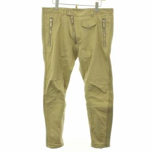 17SS クロップドパンツ デニムパンツ ジップ 50 ベージュ