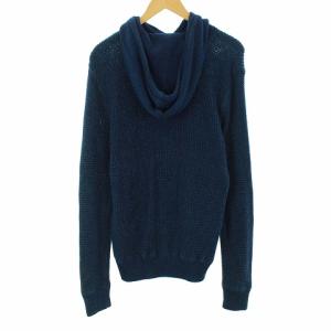 RRL ラルフローレン プルオーバーニットパーカー L ブルー