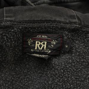 RRL ヘビーウエイト ジップアップ ジャケット パーカー ヴィンテージ加工 グレー