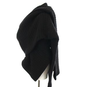 Acne Studios 変形 ストール マフラー ウール ブラック