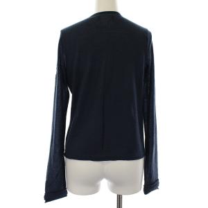 CHANEL 2010年モデル P39389K02729 カーディガン ココマーク カシミヤ 36 ネイビー 