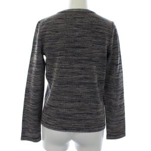 CHANEL 2011年 カーディガンココマーク シルク カシミヤ コットン グレー P40769K03015