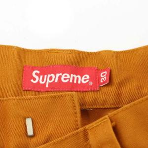 Supreme ワークパンツ M オレンジ