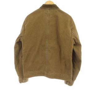 RRL ヴィンテージ ダックワーク ステンカラージャケット ジップアップ M ベージュ