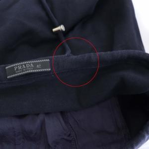 PRADA ビスチェ カットソー ノースリーブ 42 L ネイビー