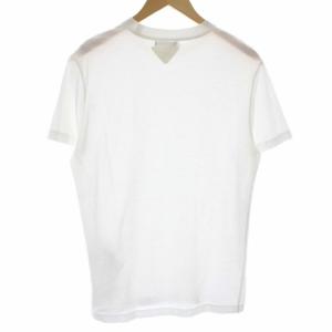 PRADA 三角パッチ半袖Tシャツ M ホワイト