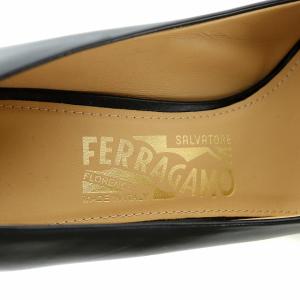 Salvatore Ferragamo ハイヒールレザーパンプス ブラック
